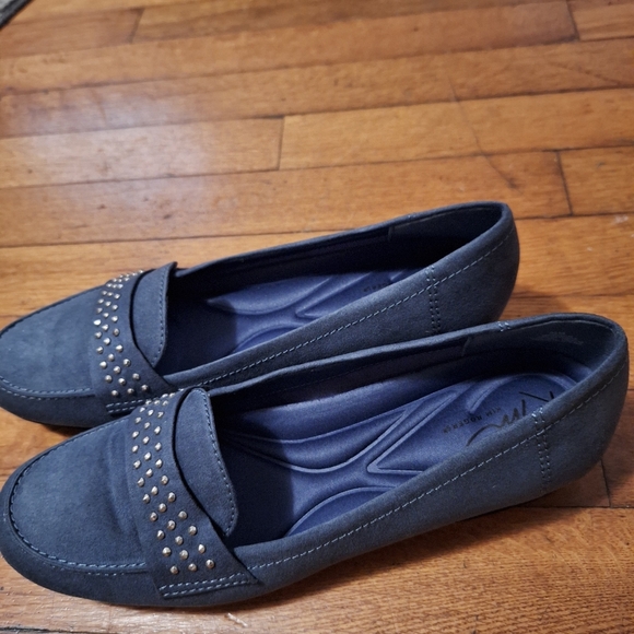 Kim Rodgers Morgan Denium Suede Loafers. Soze 9 1/2 - Picture 4 of 4